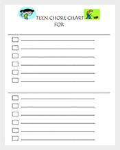 Teen-Chore-Chart-Free-PDF-Format