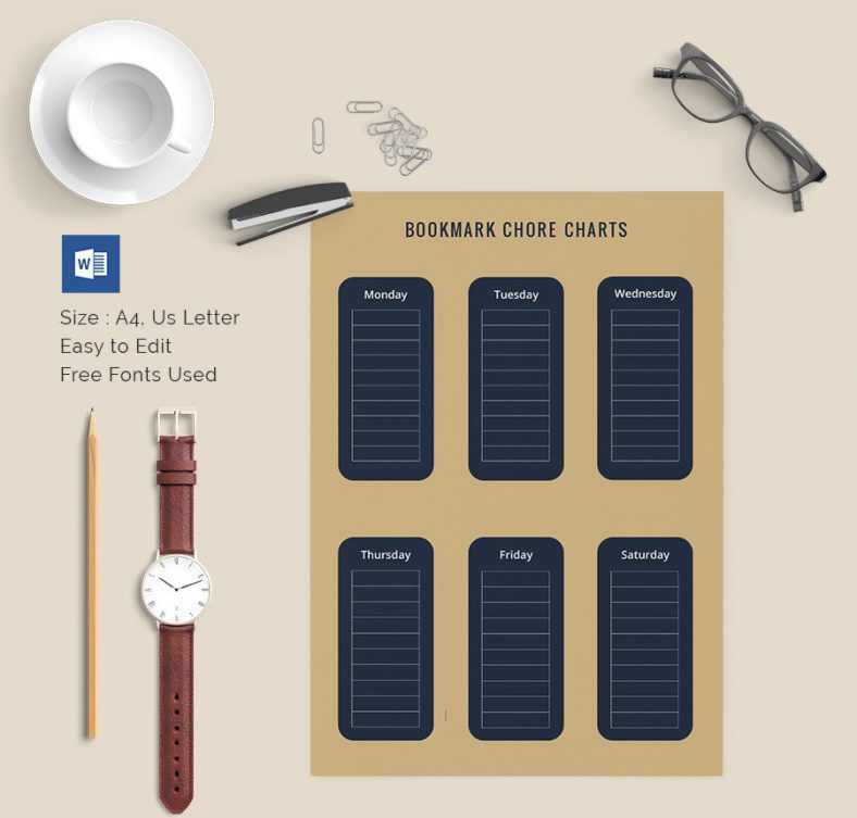 bookmark_chore_chart