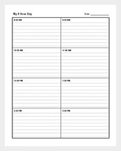 Free-Download-8-Hours-Family-Schedule-Template-Download