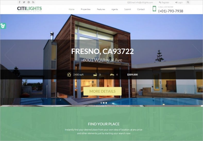 citilights premium real estate html template 788x546