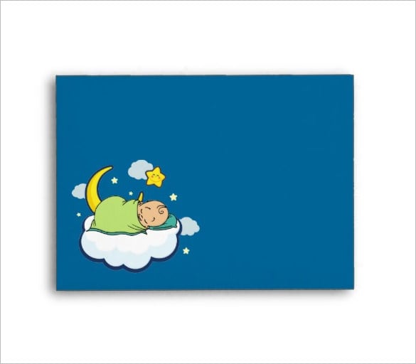 sleeping-baby-4x6-envelope-template
