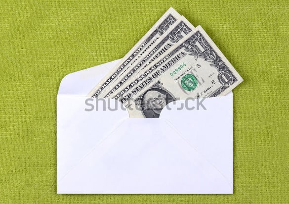 beautiful money envelope template download