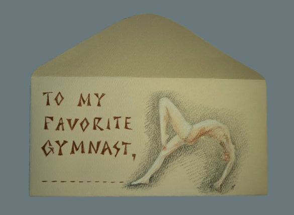 money envelope template for gymnastics