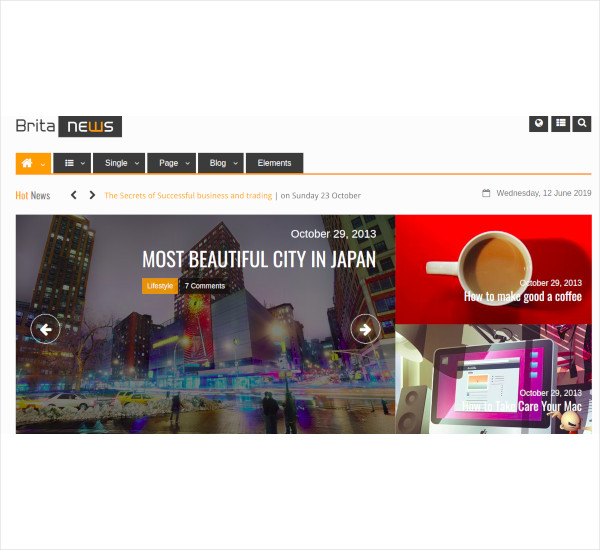 16+ News HTML 5 Themes & Templates