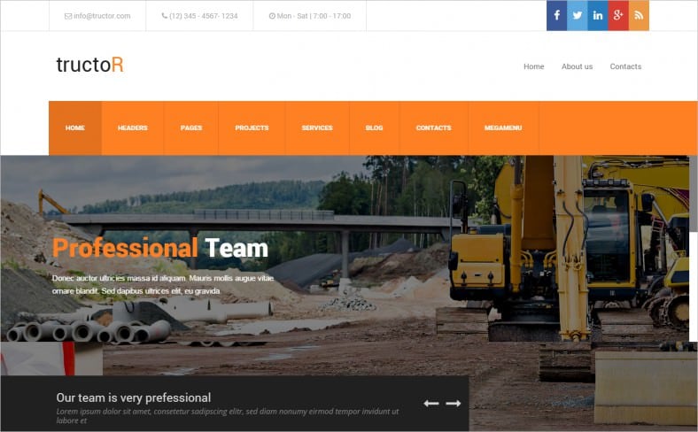 architecture business website template 788x