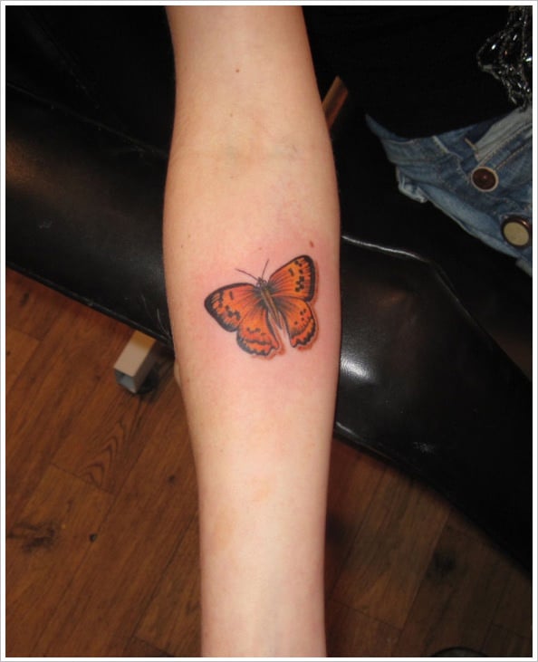awesome 3d butterfly tattoo design