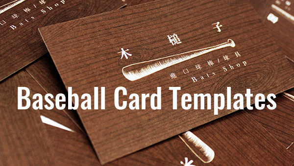 baseball card templates