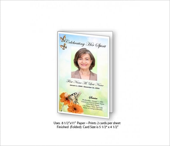 beautiful-butterfly-funeral-card-template