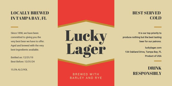 Beer Label Template 27 Free EPS PSD AI Illustrator Format Download