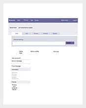 Blank-Facebook-Layout-Template