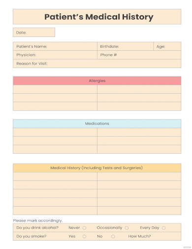 15 Patient Chart Templates Doc Pdf Excel Free And Premium Templates 0430