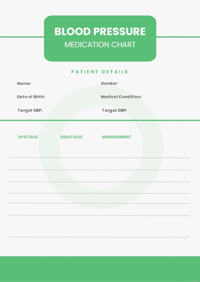 23+ Medication Chart Templates - DOC, PDF, Excel