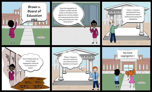 storyboard education examples