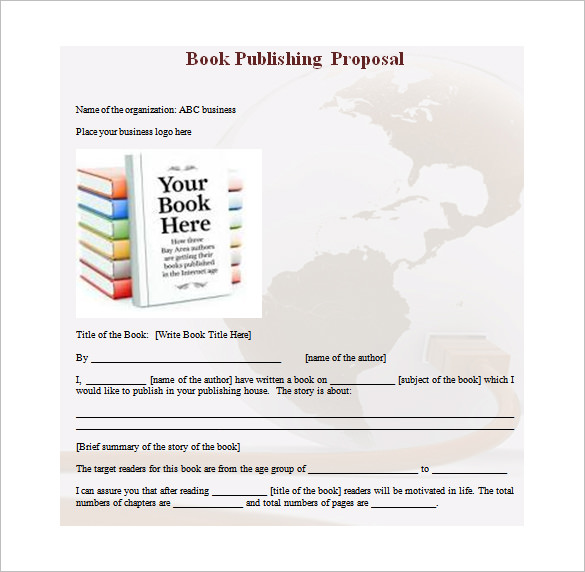 Book Proposal Template 15+ Free Word, Excel, PDF Format Download