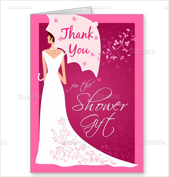 16+ Bridal Shower Thank You Cards PSD, EPS, AI