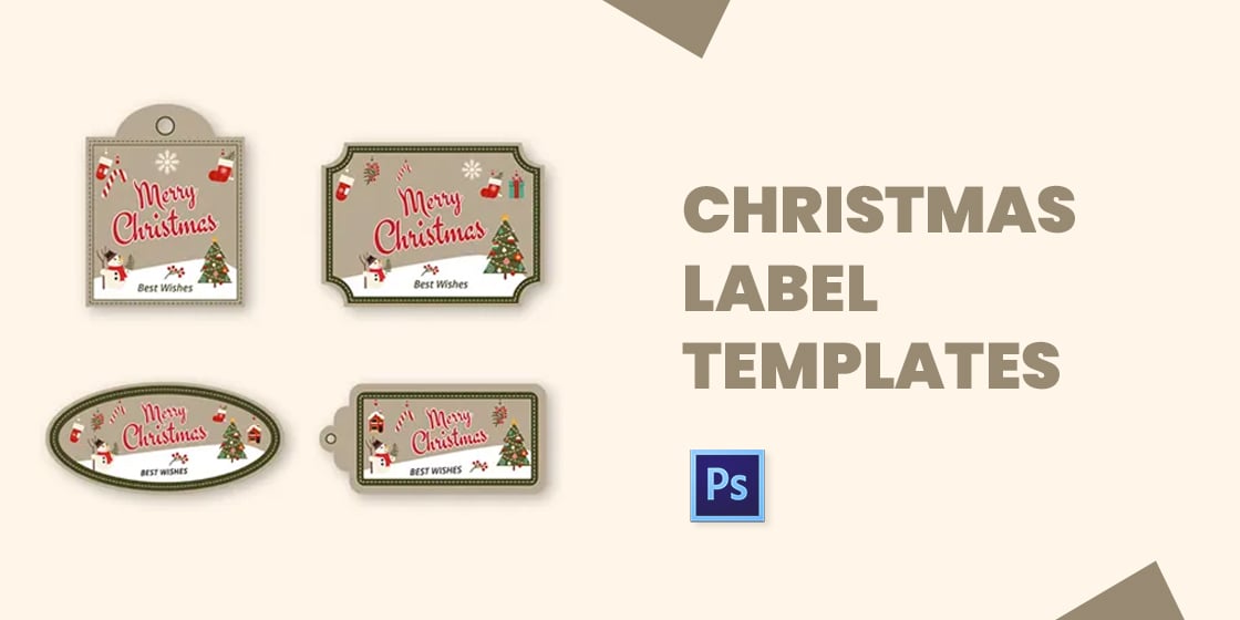 christmas label templates