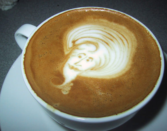 coffee genie art latte