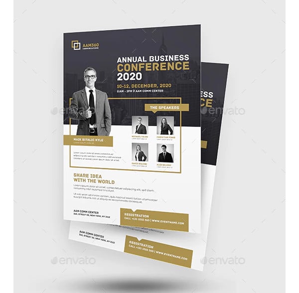 conference event flyer template