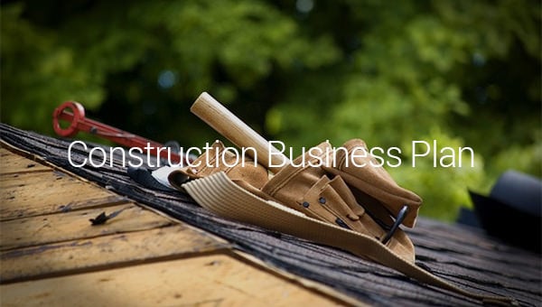 sample business plan for construction company free