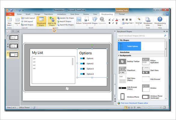 powerpoint storyboard template download