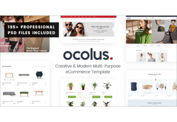 creative modern multi purpose ecommerce psd template