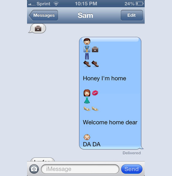 emoji messages to girlfriend