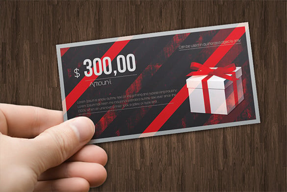 devil red gift card example