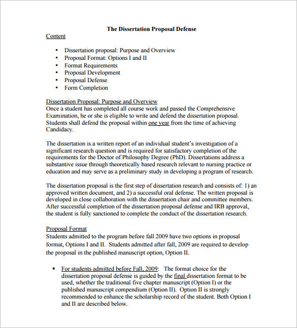 research title proposal defense