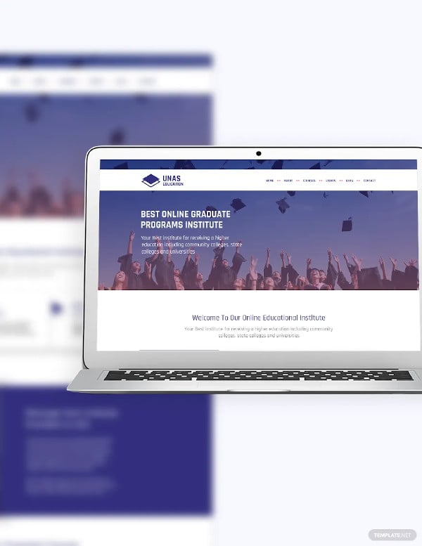 education bootstrap landing page template