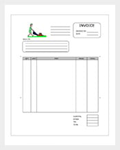 example lawn service receipt template