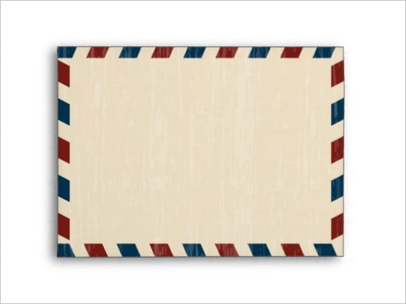 example of a7 envelope template