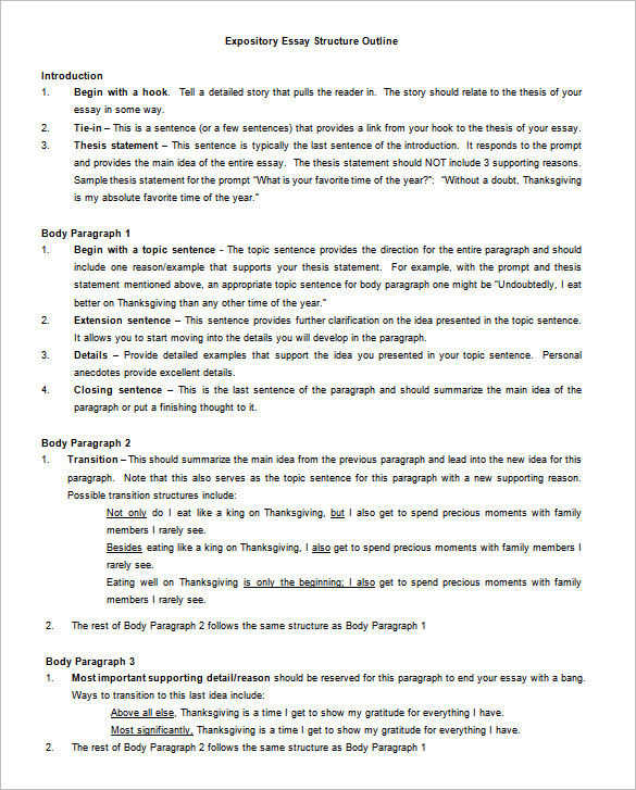 Essay Format Template from images.template.net