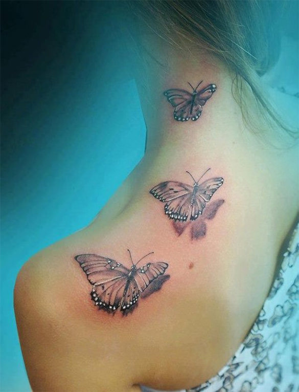 27+ Inspiring 3D Butterfly Tattoos Designs | Free & Premium Templates