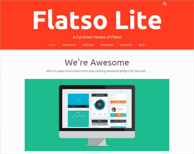 flatso lite flat responsive theme 788x