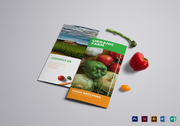 food brochure template