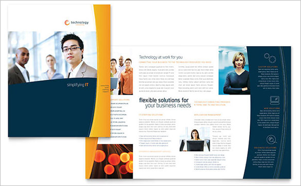 free brochure in design template