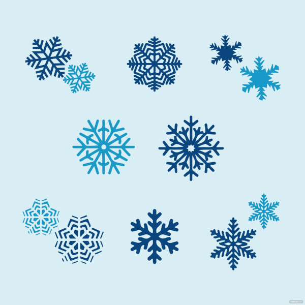 free christmas snowflakes template