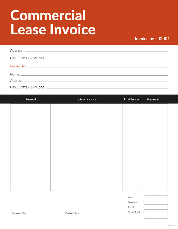 19 Blank Invoice Templates Microsoft Word Hloom