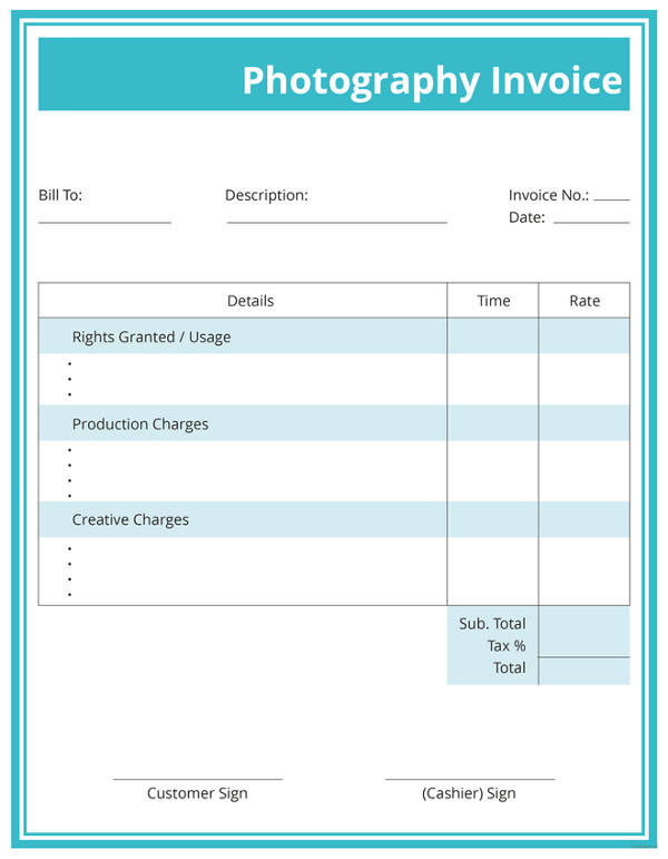 General Invoice Templates 30 Word Excel Google Sheets PDF Format 