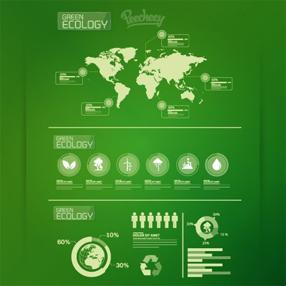 free ecology infographic element download