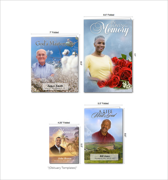 22+ Free Obituary Templates in MS Word | PDF | Apple Pages | Google Docs | Free &amp; Premium Templates