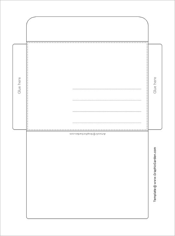 envelope template printable libreoffice