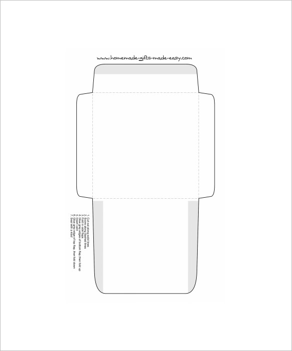 free printable square envelop template download