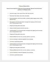 Free-Professional-Resume-Outline-Word-Doc