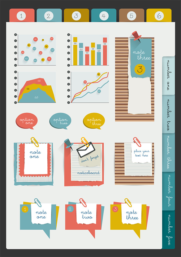 free vector infographic template download