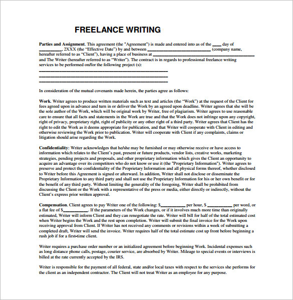 freelance writing proposal pdf download