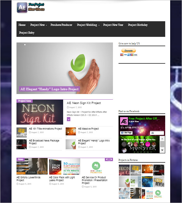 download free project create website motin graphic after effects