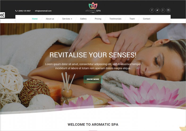 full functional html5 template for spa 788x