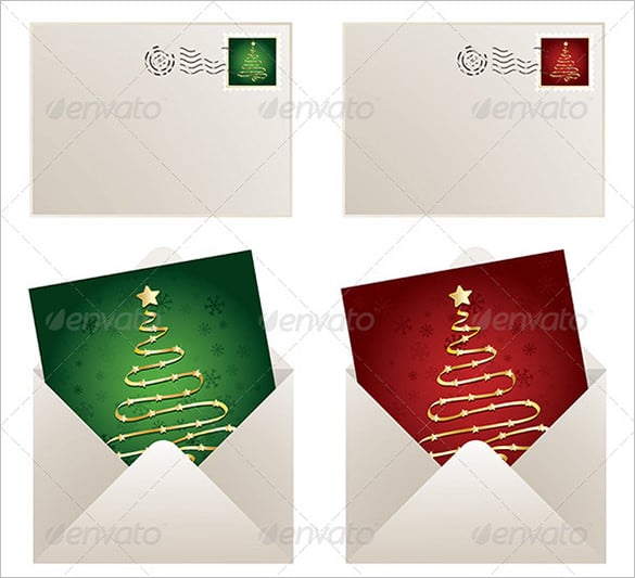 gift card envelope for christmas