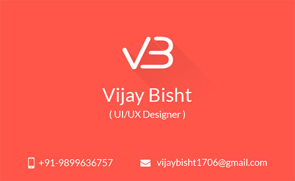 graphic design my name card
